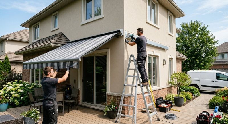 Custom Awning Installation in Sonoma County, CA