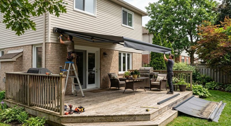 Deck Awning Replacement in Marin County, CA