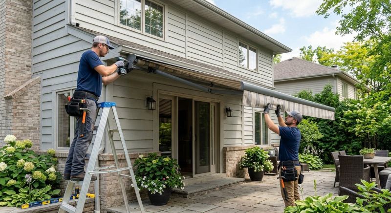 House Awning Installation in Napa, CA