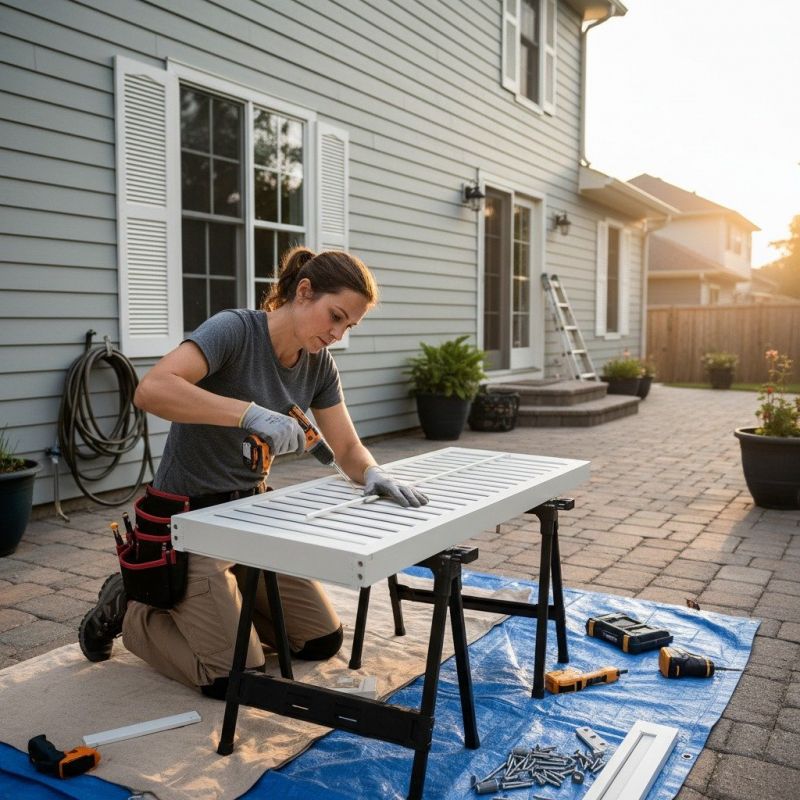Shutter Reattachment in Littleton, CO