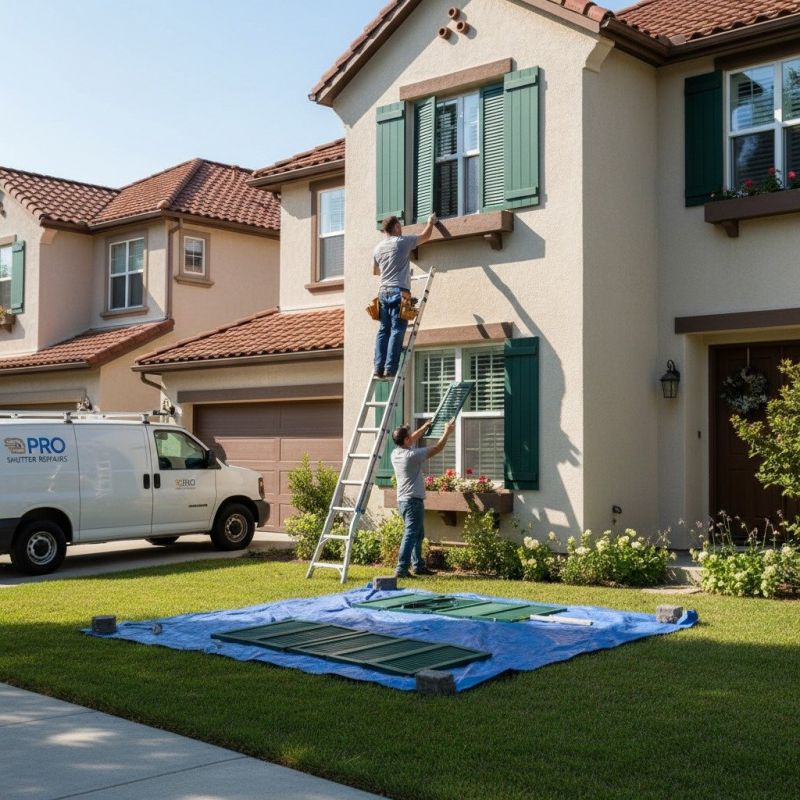 Shutter Reattachment in Overland Park, KS