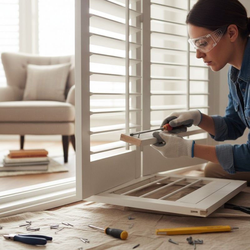 Local Wood Shutters Repair pros at work