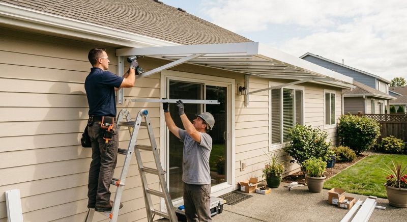 Aluminum Awning Replacement in Santa Rosa, CA