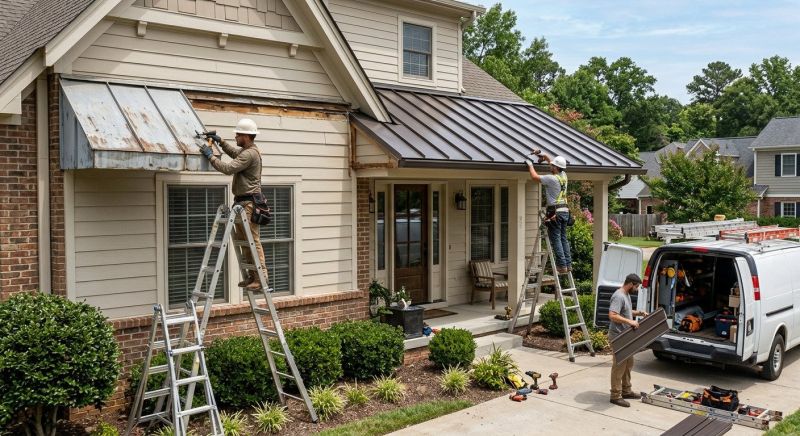 Aluminum Awning Replacement in Sonoma County, CA