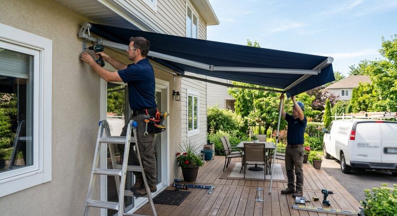 Canvas Awning Installation in Napa, CA