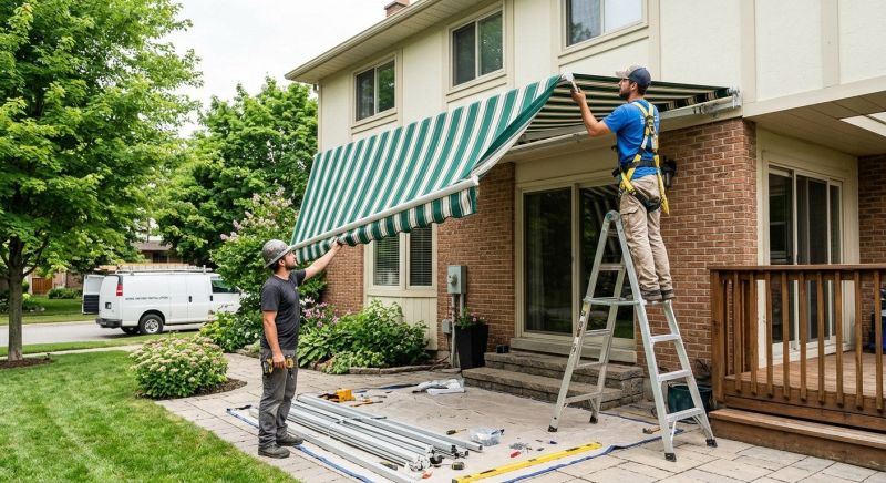 Canvas Awning Installation in Napa, CA