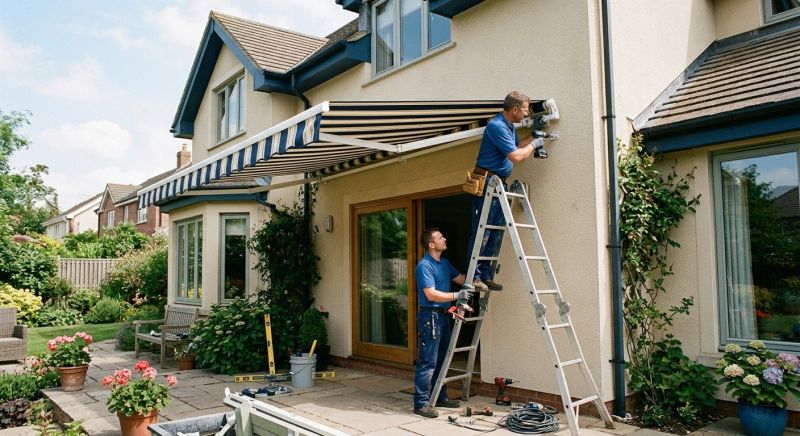 Canvas Awning Installation in Sonoma County, CA