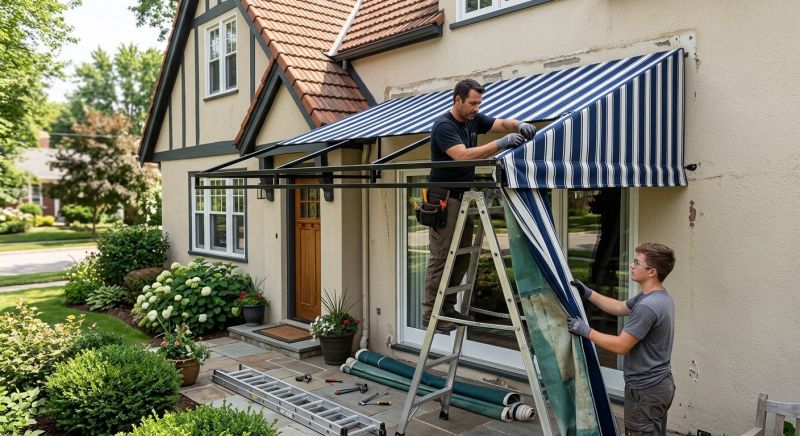 Cloth Awning Replacement in Santa Rosa, CA