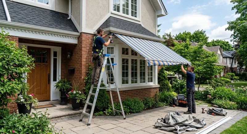 Cloth Awning Replacement in Sonoma County, CA
