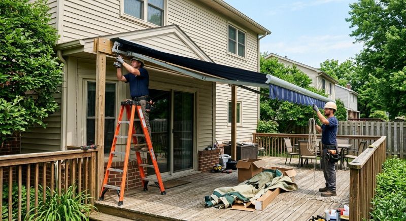 Custom Awning Installation in Napa, CA