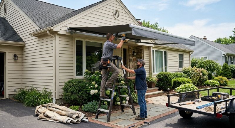 Custom Awnings Installation in Marin County, CA