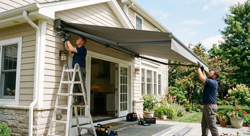 Deck Awning Installation in Marin County, CA