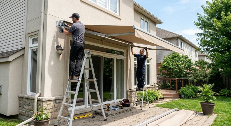 House Awning Installation in Santa Rosa, CA