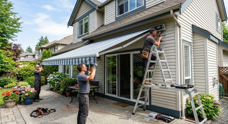 House Awning Installation in Santa Rosa, CA