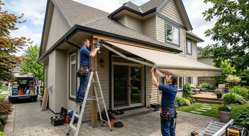 House Awning Installation in Sonoma County, CA
