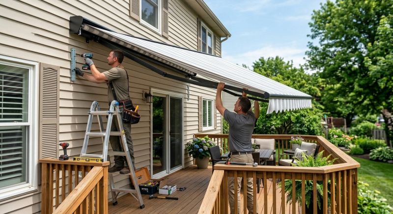 House Awning Installation in Sonoma County, CA