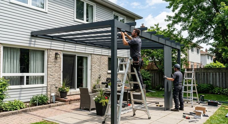 Metal Patio Cover Installation in Sonoma County, CA