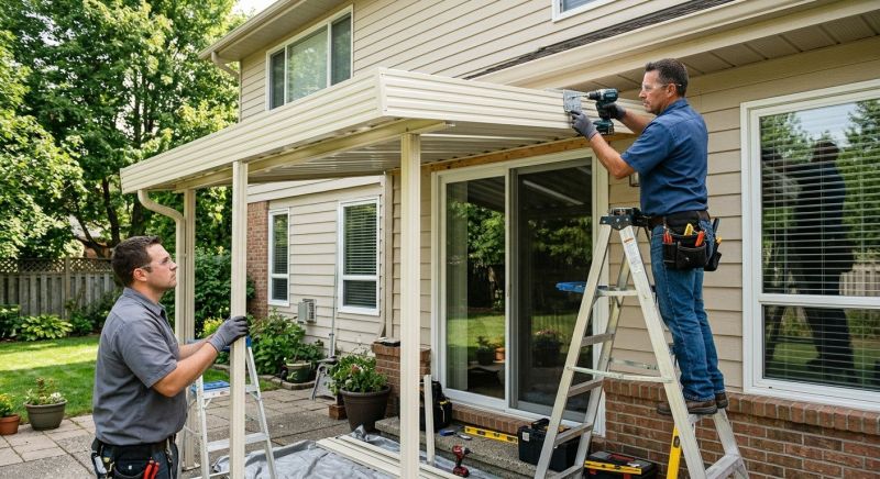 Metal Patio Cover Installation in Marin County, CA