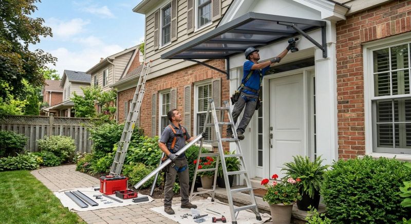 Metal Shade Installation in Marin County, CA