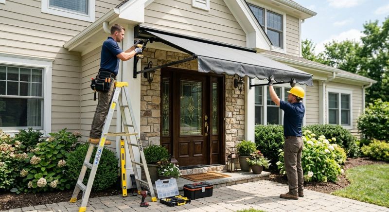 Porch Awning Installation in Sonoma County, CA