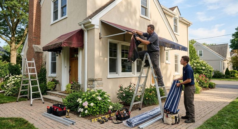 Window Awning Installation in Sonoma County, CA